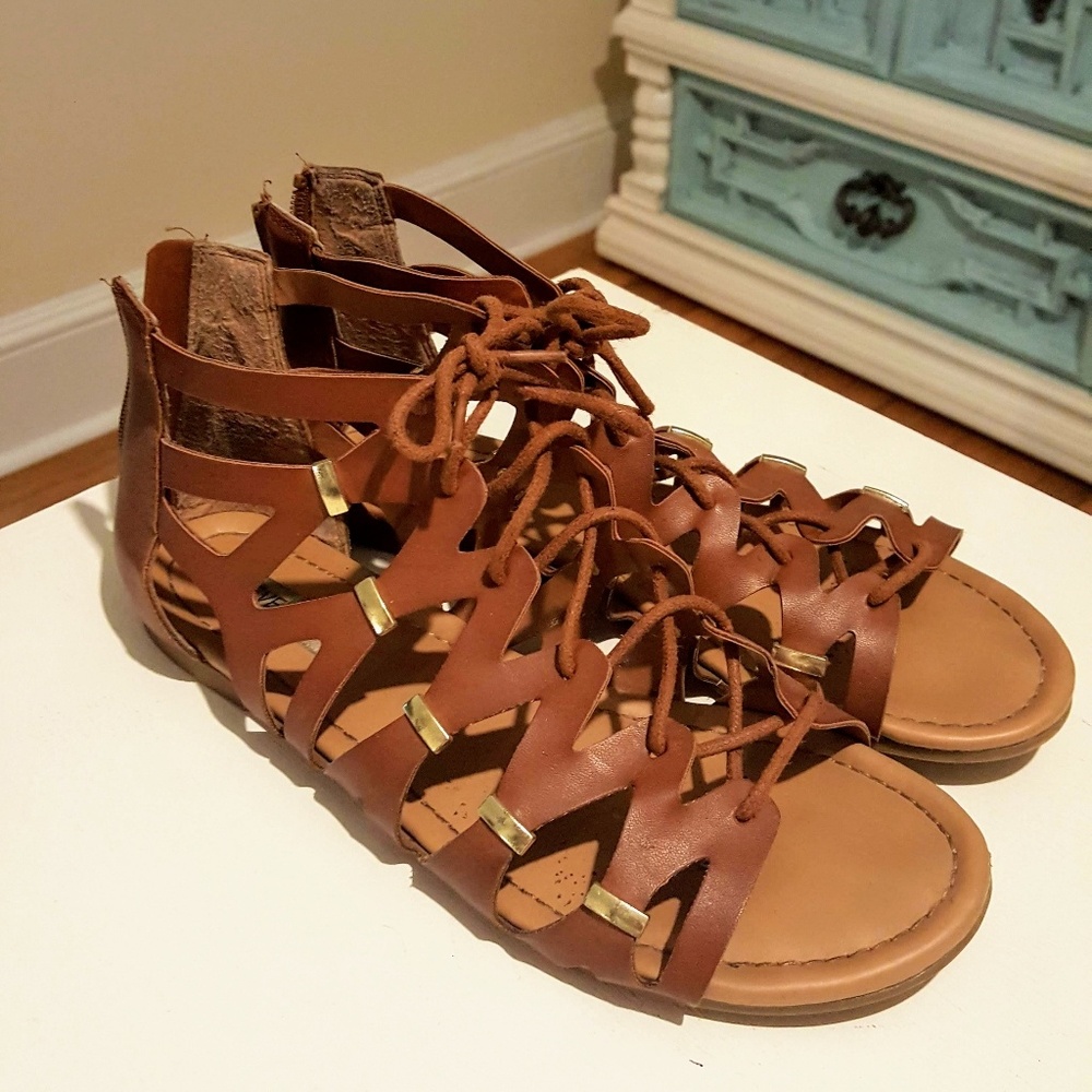 Steve Madden Brown Gladiator Sandals